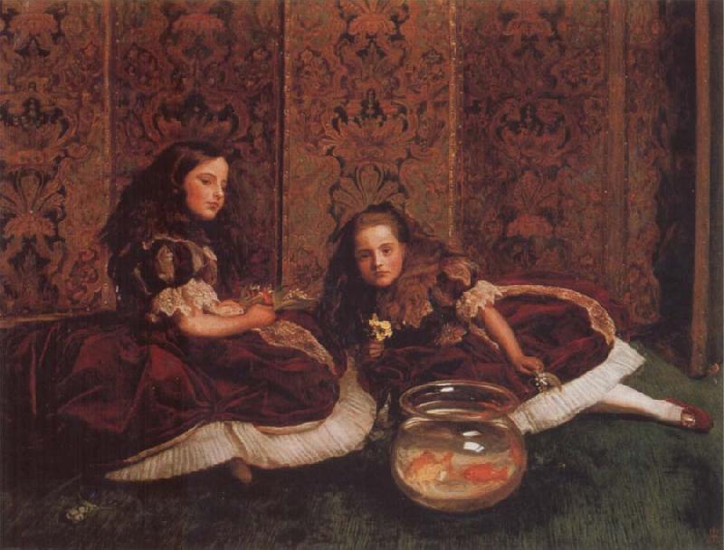 Sir John Everett Millais Leisure Hours oil painting picture